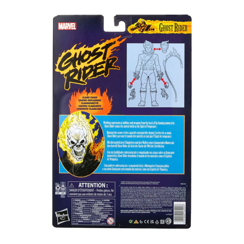 OCTOBRE 2025 : Marvel Legends - Retro Collection - Figurine Ghost Rider 15 cm