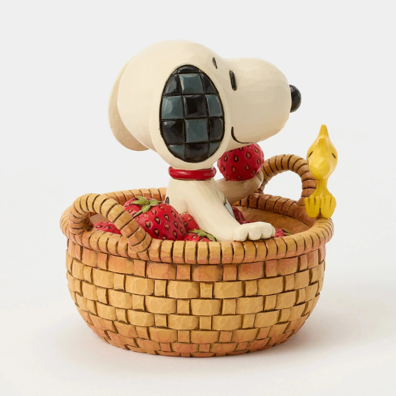 Figurine Snoopy Woodstock Fraises – Enesco Jim Shore