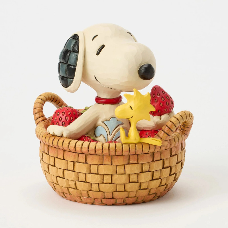 Figurine Snoopy Woodstock Fraises – Enesco Jim Shore
