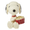 Peanuts - Traditions - Figurine mini Snoopy Popcorn