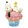 Peanuts - Traditions - Figurine Sprinkle Snooze (Snoopy Laying on Cupcake)