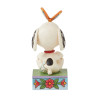 Peanuts - Traditions - Figurine The Perfect Landing (Snoopy with Butterfly on Nose)