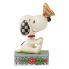 Peanuts - Traditions - Figurine The Perfect Landing (Snoopy with Butterfly on Nose)