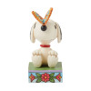 Peanuts - Traditions - Figurine The Perfect Landing (Snoopy with Butterfly on Nose)
