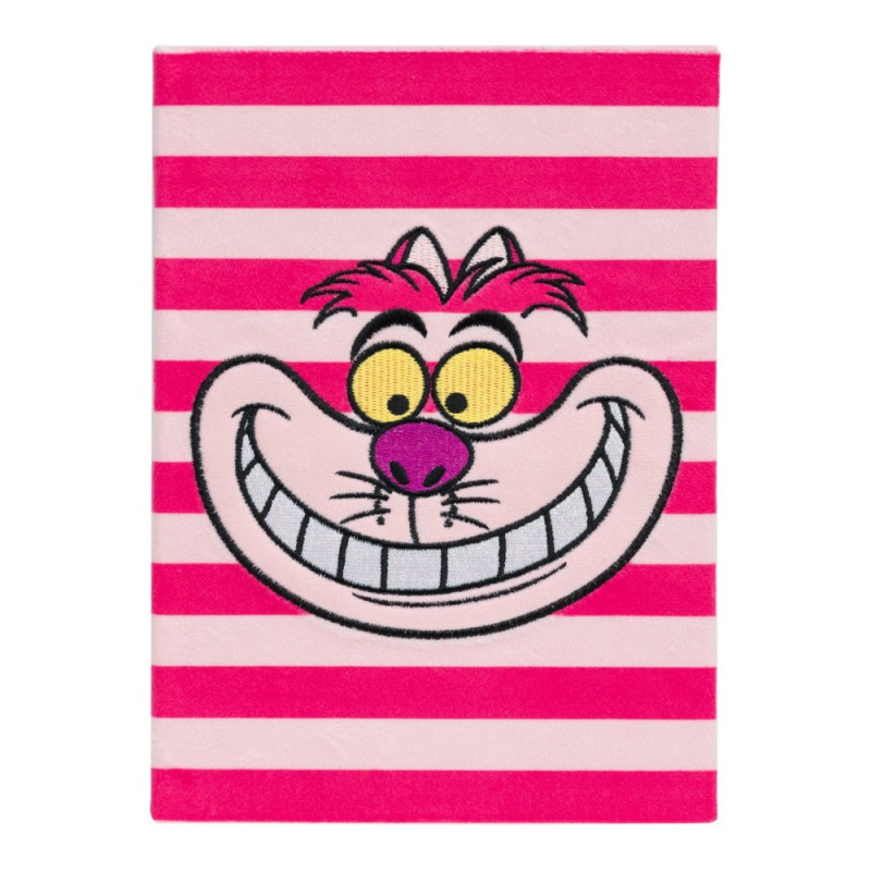 Disney : Alice au Pays des Merveilles - Carnet A5 couverture peluche Cheshire Cat