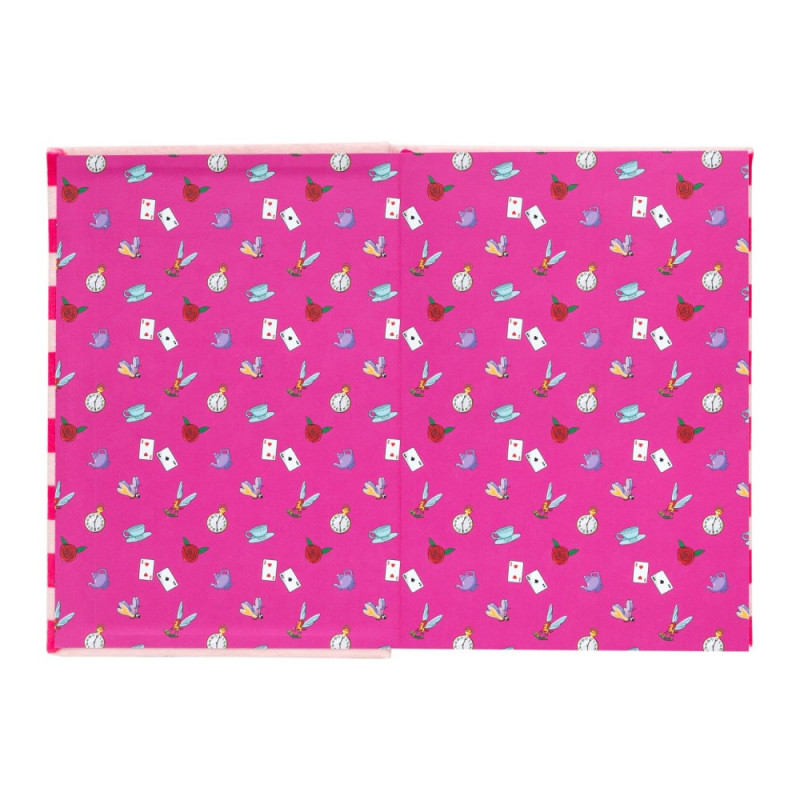 Disney : Alice au Pays des Merveilles - Carnet A5 couverture peluche Cheshire Cat