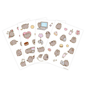 Pusheen - Set de 60 gadget decals