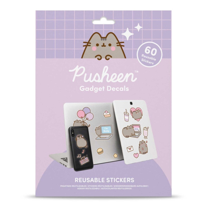 Pusheen - Set de 60 gadget decals