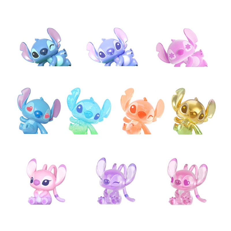 Disney - Mini figurine Angel & Stitch sachet mystère 1 EXEMPLAIRE ALEATOIRE