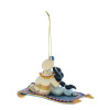Ornement Aladdin & Jasmine – Licence Disney Traditions Enesco