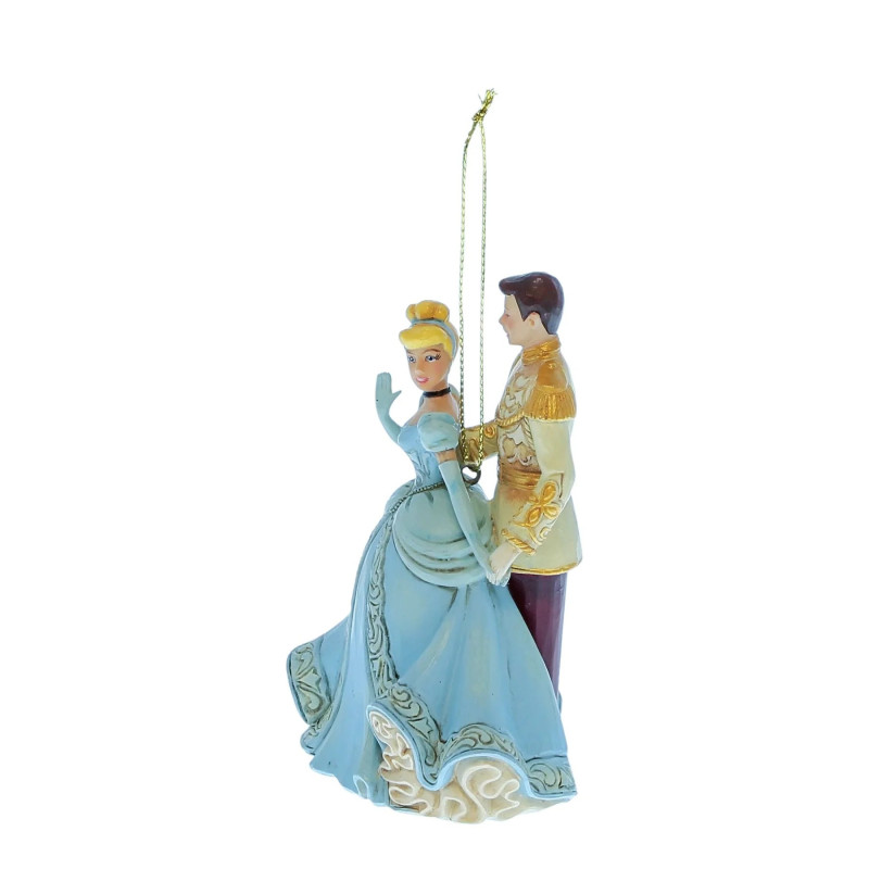 MARS 2026 : Disney : Cendrillon - Traditions - Ornement figurine Cendrillon & Prince Charmant