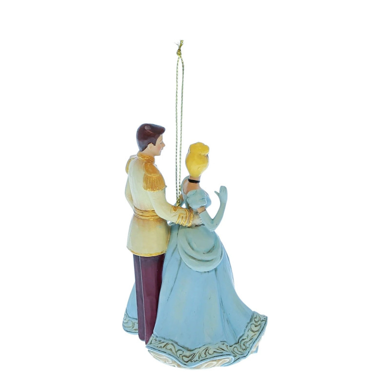 OCTOBRE 2025 : Disney : Cendrillon - Traditions - Ornement figurine Cendrillon & Prince Charmant