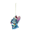 OCTOBRE 2025 : Disney : Lilo & Stitch - Traditions - Ornement figurine Stitch Wrapped in Christmas Lights