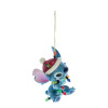 OCTOBRE 2025 : Disney : Lilo & Stitch - Traditions - Ornement figurine Stitch Wrapped in Christmas Lights