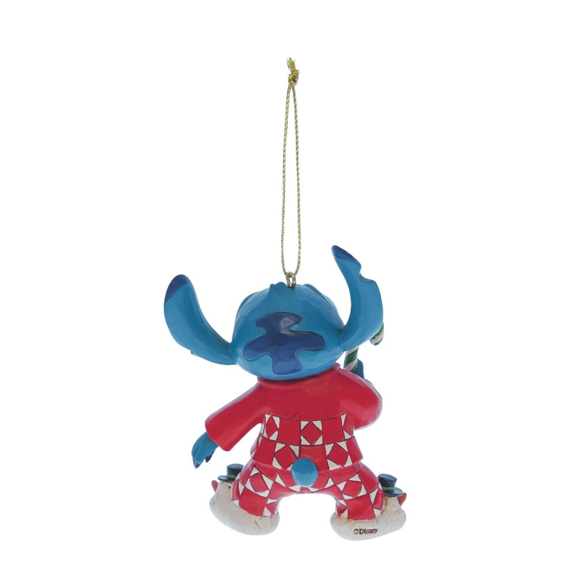 OCTOBRE 2025 : Disney : Lilo & Stitch - Traditions - Ornement figurine Stitch in Christmas PJs