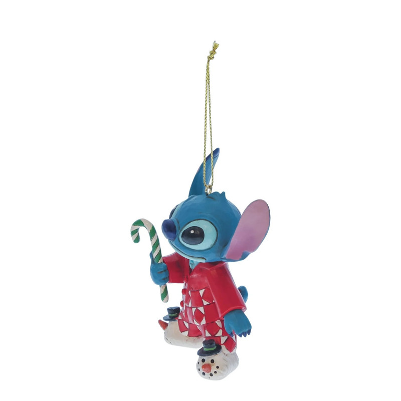 OCTOBRE 2025 : Disney : Lilo & Stitch - Traditions - Ornement figurine Stitch in Christmas PJs