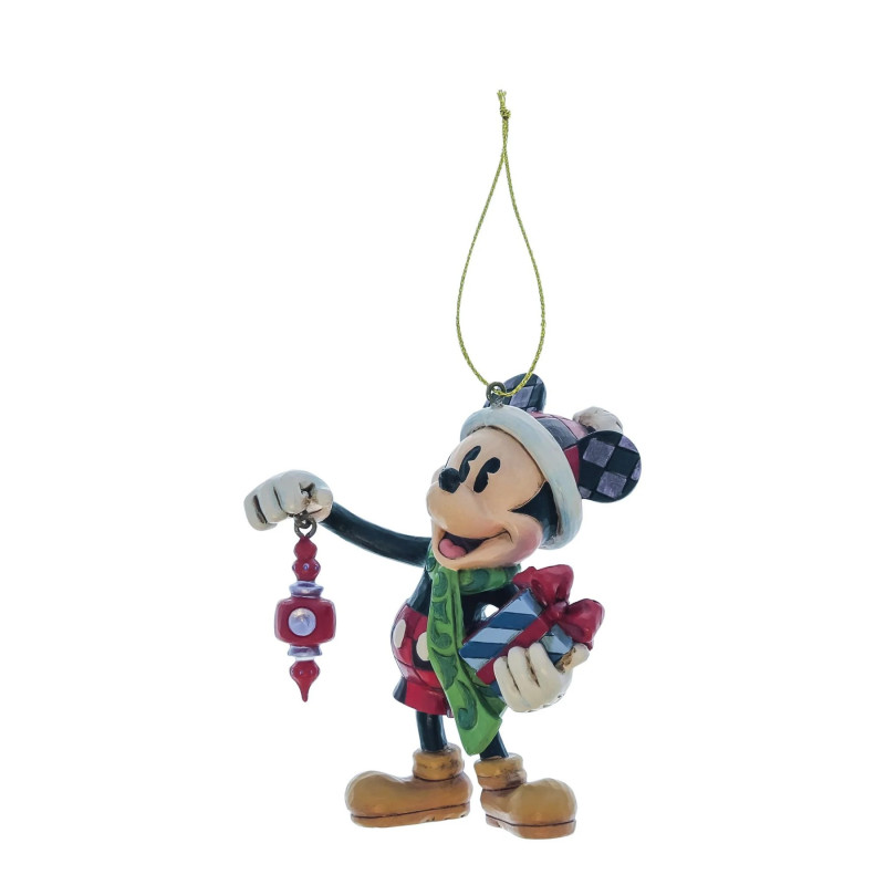 Disney - Traditions - Ornement figurine Mickey Holding Gifts