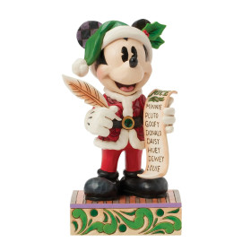 Disney - Traditions - Figurine Twenty Years of Magic (Santa Mickey with List)
