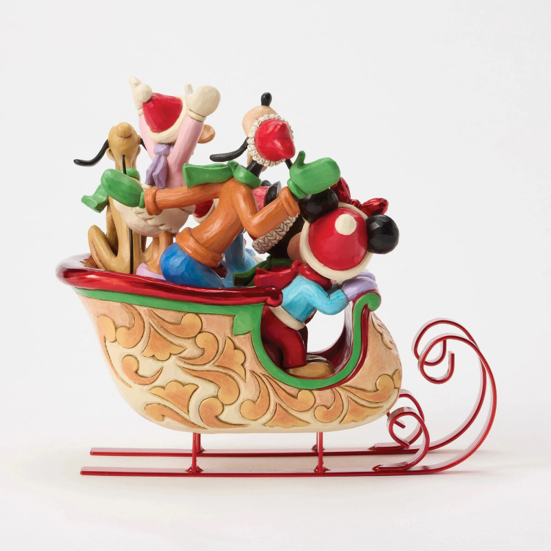 OCTOBRE 2025 : Disney - Traditions - Figurine A Sleigh Full of Joy (Mickey & Friends Sled)