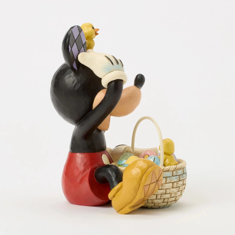 Statue Mickey Panier Pâques – Disney Traditions