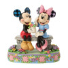 Disney - Traditions - Figurine A Blooming Romance (Mickey and Minnie Bench)