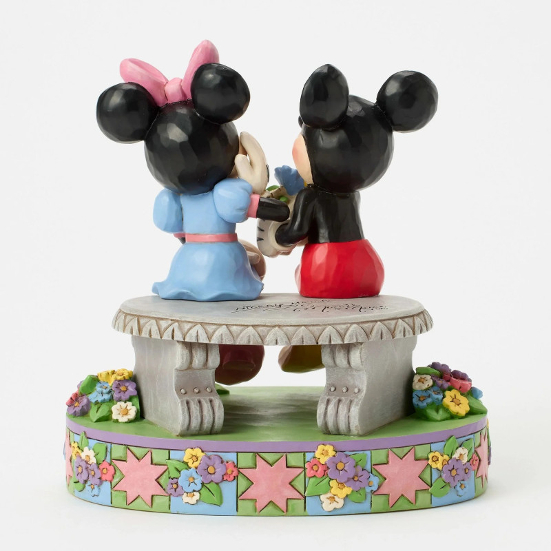 Mickey et Minnie Sur Un Banc – Disney Traditions – Jim Shore