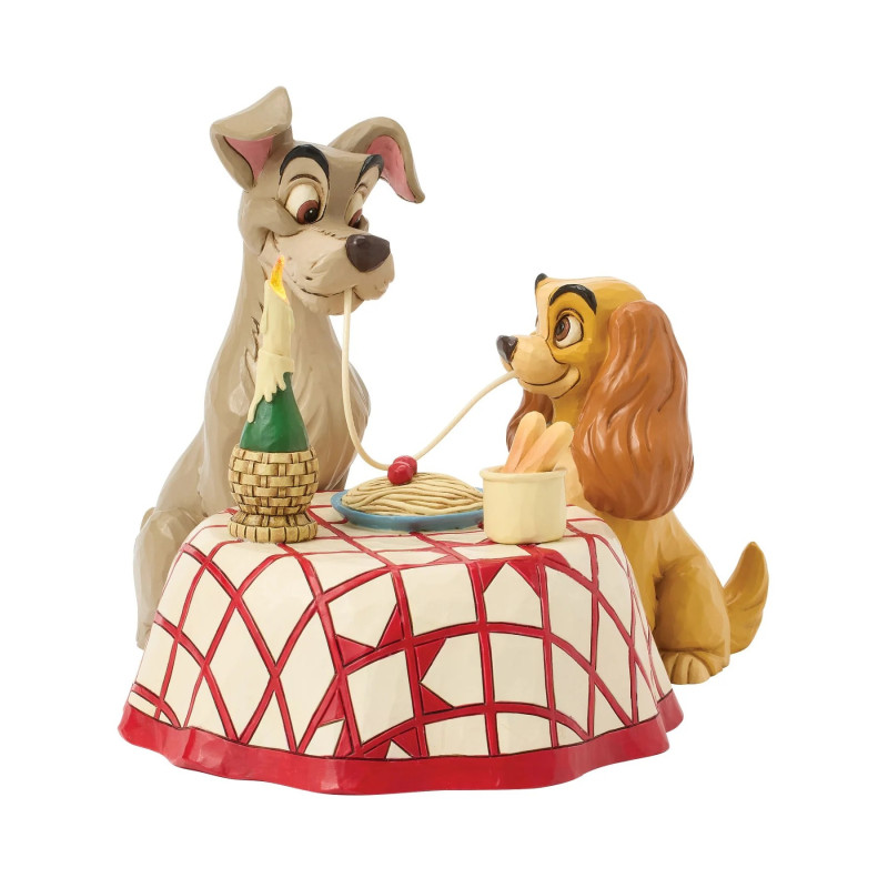 Disney : La Belle & le Clochard - Traditions - Figurine Dinner for Two (Lady & the Tramp Spaghetti)