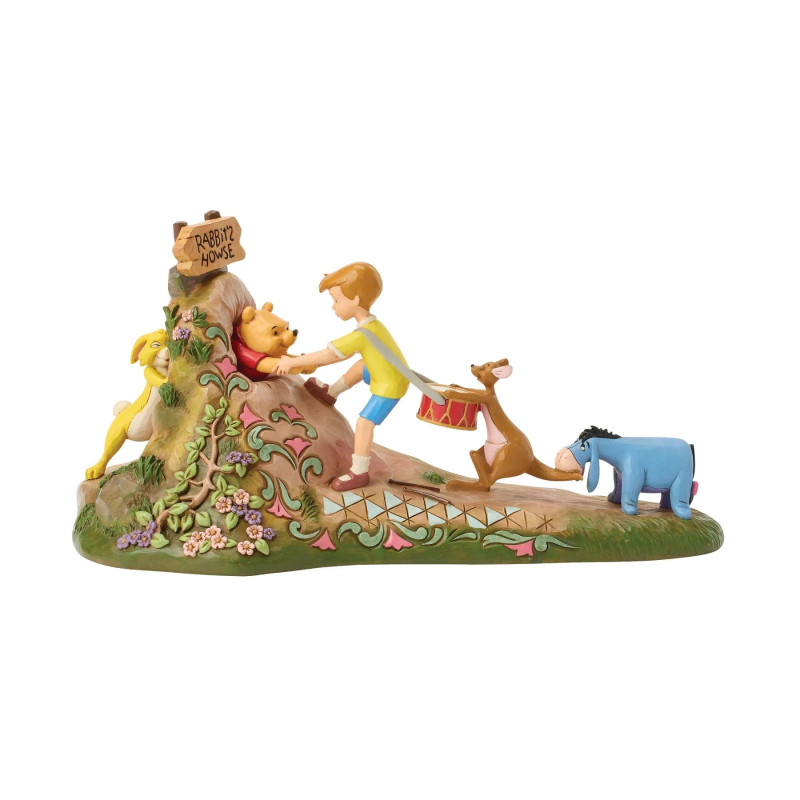 Disney : Winnie l'Ourson - Traditions - Figurine Friends to the Rescue (Pooh & Friends Anniversary)