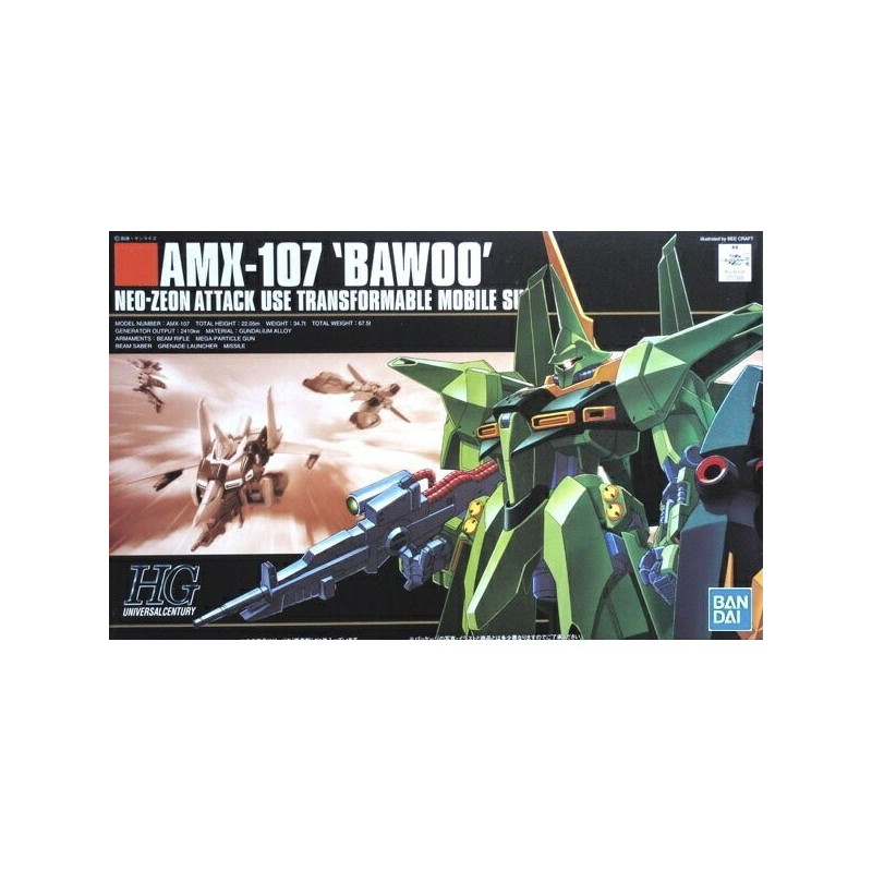 Gundam - HGUC AMX-107 Bawoo