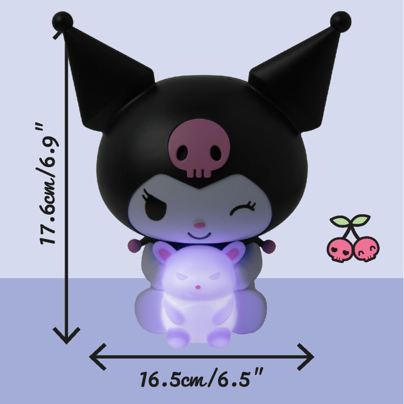 Lampe Kuromi 16 cm – Paladone Officielle Sanrio