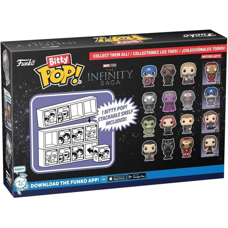 Marvel - Bitty Pop! - 4-pack Iron Man War Machine
