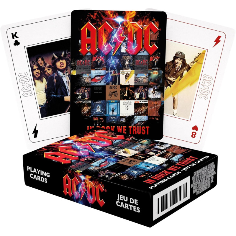 AC/DC - Jeu de cartes In Rock We Trust