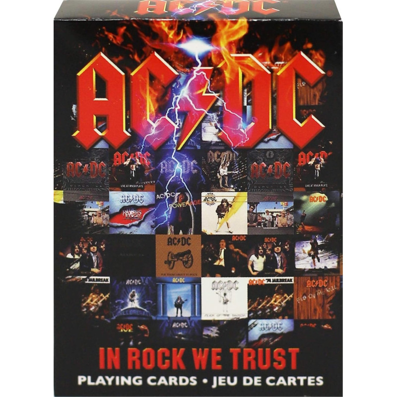AC/DC - Jeu de cartes In Rock We Trust