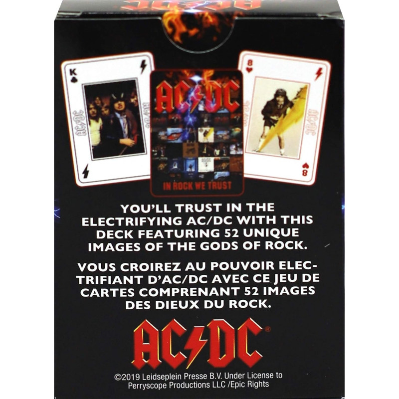 AC/DC - Jeu de cartes In Rock We Trust