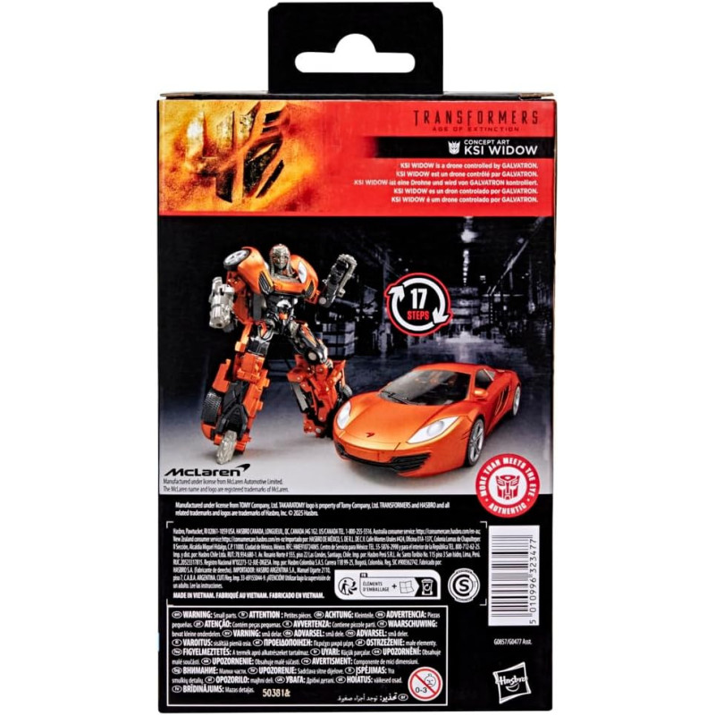 NOVEMBRE 2025 : Transformers: Age of Extinction - Figurine Studio Series Leader Class Concept Art KSI Widow 11 cm
