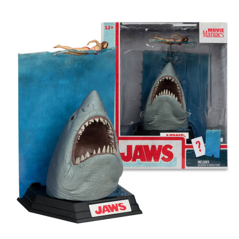 OCTOBRE 2025 : Jaws (Les Dents de la Mer) - Figurine PVC Movie Maniacs Jaws (50th Anniversary) 16 cm