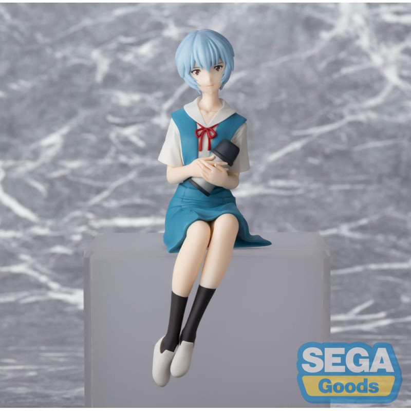 Rebuild of Evangelion - Figurine Perching Rei Ayanami 14 cm