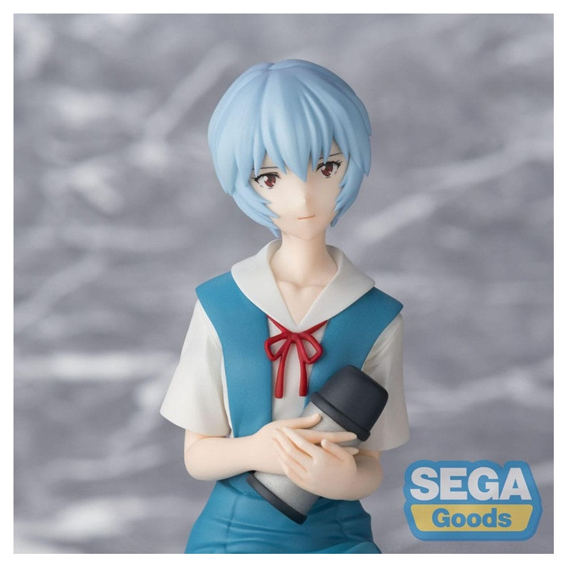 Rebuild of Evangelion - Figurine Perching Rei Ayanami 14 cm