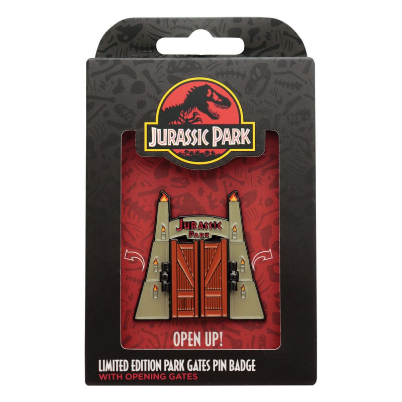 Jurassic Park – Gates Hinged Pin Badge – Édition Limitée