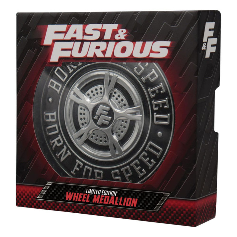 DÉCEMBRE 2025 : Fast & Furious - Médaillon Born for Speed 5000 exemplaires