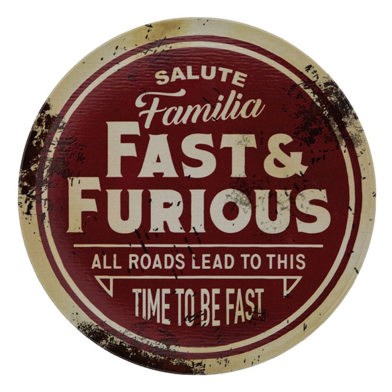 DÉCEMBRE 2025 : Fast & Furious - Pack 4 sous-verres Vintage Style