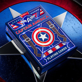 Marvel - Jeu de 52 cartes Captain America Patriotic