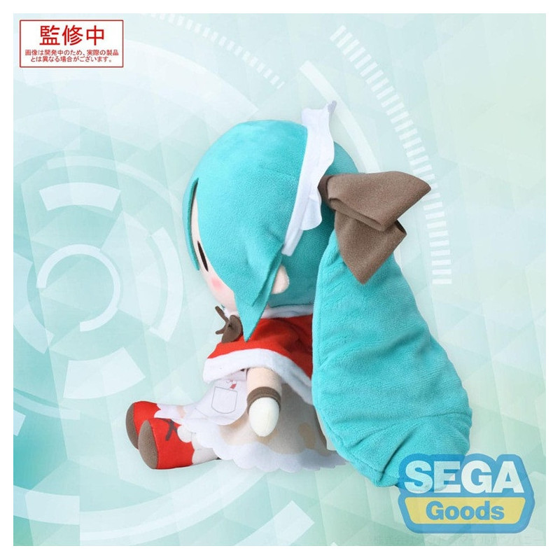 JANVIER 2026 : Vocaloid - Peluche Fuwa Petit Hatsune Miku Christmas 2025 M 22 cm