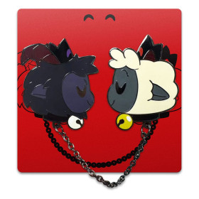 JANVIER 2026 : Cult of The Lamb - Pins Goat & Lamb 5 cm
