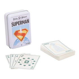 DC Comics - Jeu de cartes en boîte métallique Superman