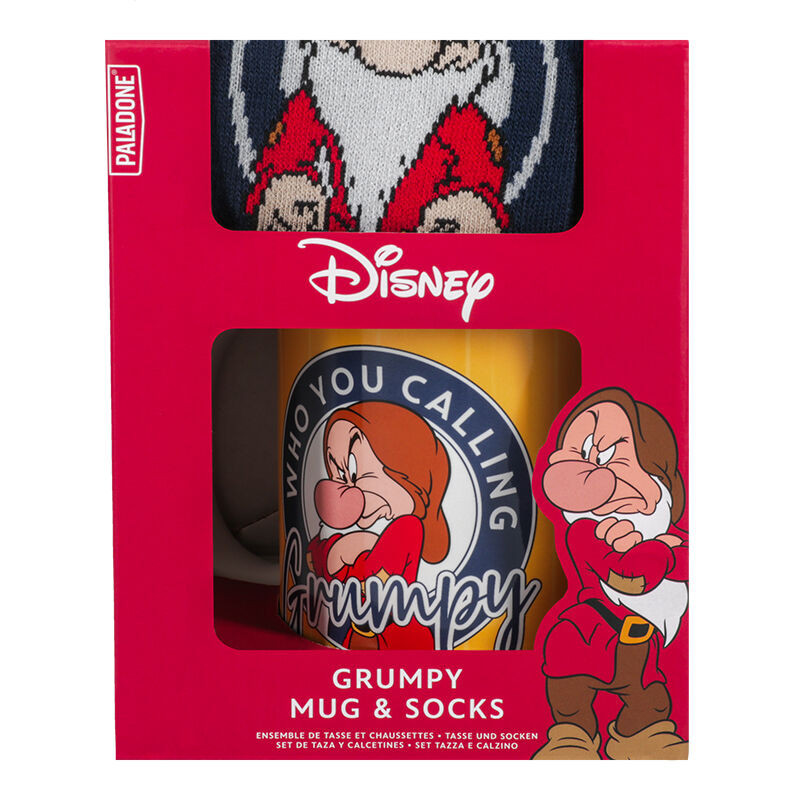 Disney : Blanche-Neige et les 7 Nains - Set Mug + chaussettes Grumpy