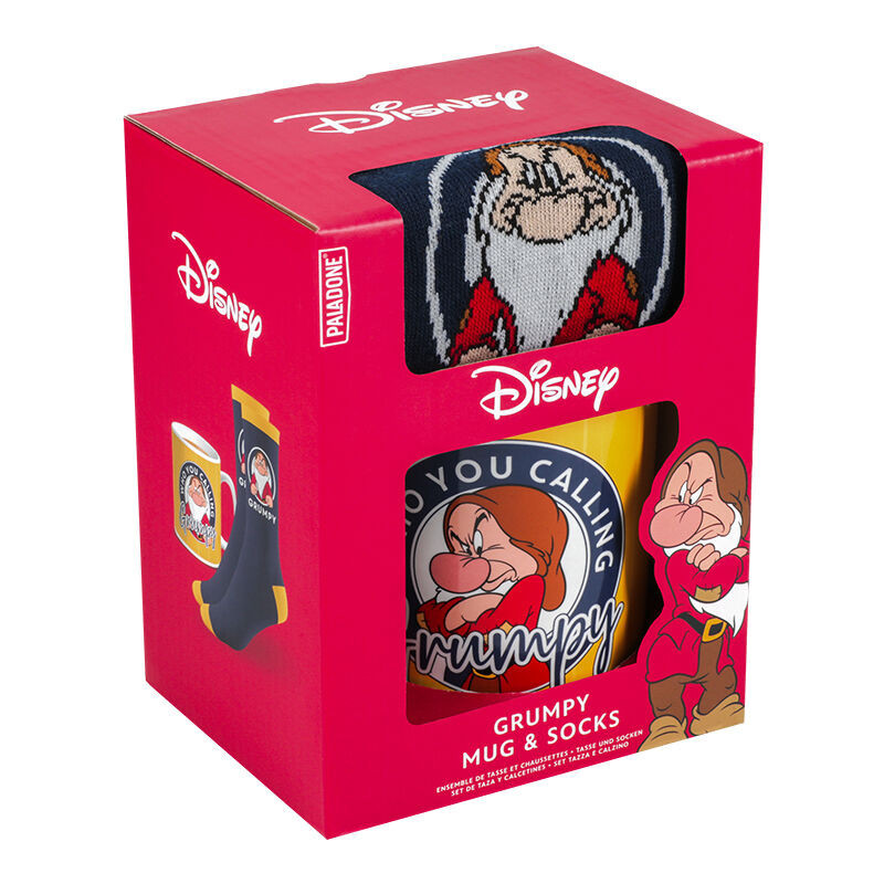 Disney : Blanche-Neige et les 7 Nains - Set Mug + chaussettes Grumpy
