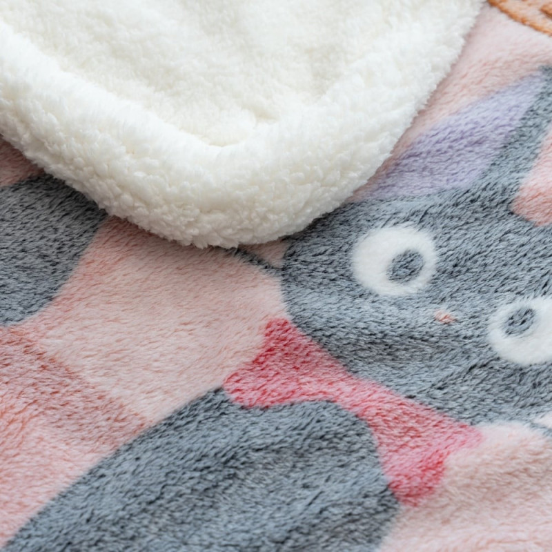 Kiki la Petite Sorcière - Petit Plaid couverture Jiji Boulangerie (70 x 100 cm)