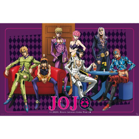 Jojo's Bizarre Adventure - Grand poster Golden Wind Team (61 x 91,5 cm)