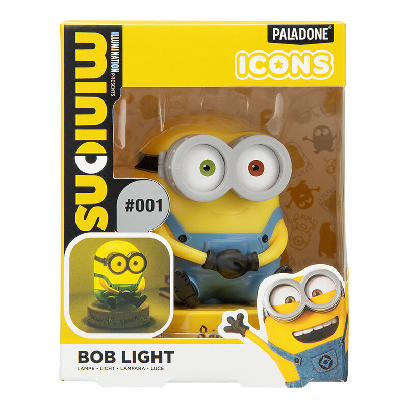 Lampe Minions Icon Light Bob 11 cm – Licence Officielle Paladone